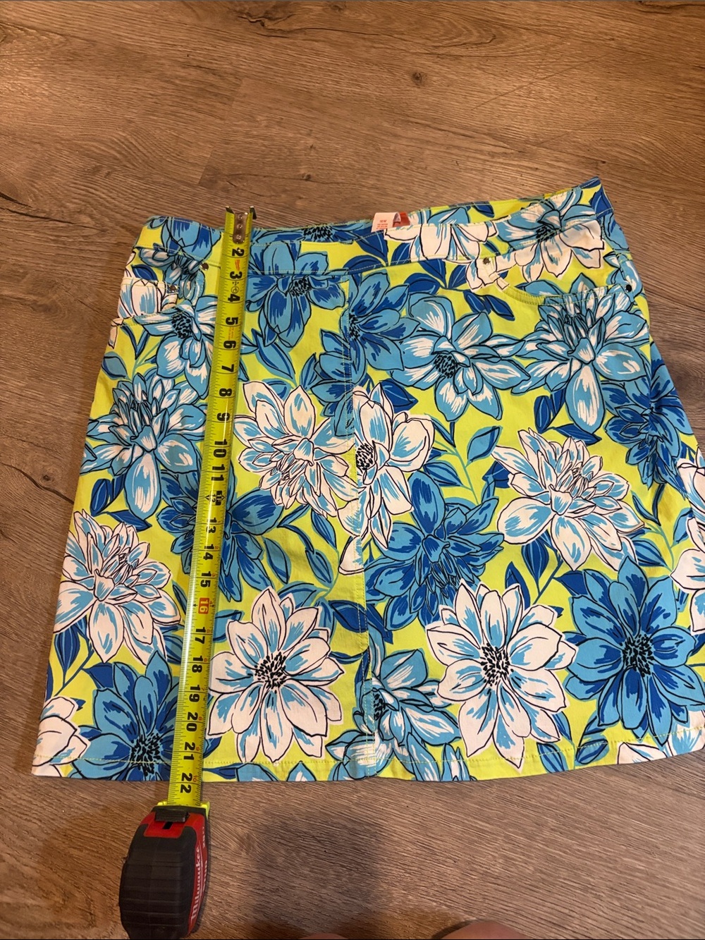 Hearts of Palm Floral Skort w Pockets 16W